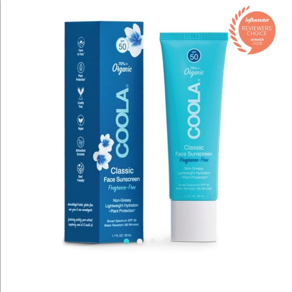 COOLA spf 50 face sunscreen